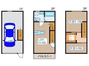 CASA441の物件間取画像